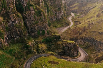 Cheddar Gorge Road i Somerset, Sydengland - Foto: Thomas: Tucker Unsplash