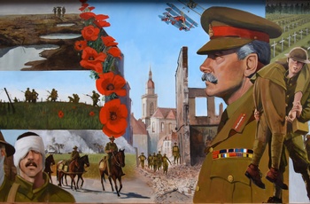  Chemainus - Mural #44 - Lest We Forget by David Goatley SFCA / Thanks to: Chemainus Festival of Murals Society
