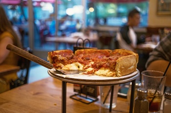 Chicago deep dish pizza