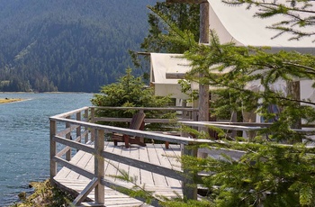 Clayoquot Wilderness Resort, Waterfront Deluxe Tents
