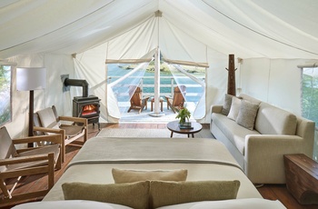 Clayoquot Wilderness Resort. Waterfront-Ensuite