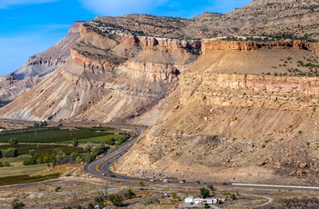 Book Cliffs nær Grand Junction i Colorado