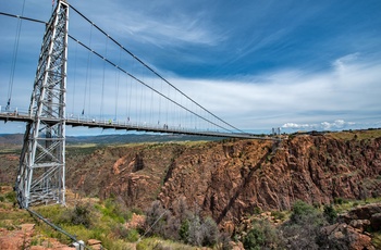 Royal Gorge - en af verdens længste hængebroer - Colorado