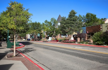 Estes Park centrum, Colorado i USA