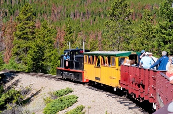 Toget til Georgetown, Colorado i USA