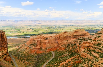 Rim Rock Drive gennem Colorado National Monument - USA