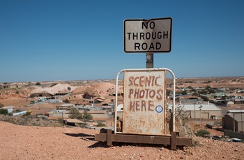 Udsigtspunkt i Coober Pedy - South Australia