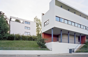 Weissenhofmuseum - Le Corbusier bygning i Weissenhof i udkanten af Stuttgaart: Copyright: weissenhofmuseum/González