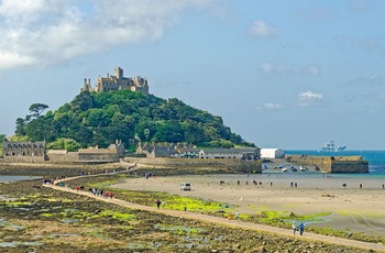 Klosterøen St Michaels Mount ud for Cornwalls sydkyst - England