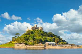 Klosterøen St Michaels Mount ud for Cornwalls sydkyst - England