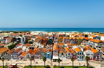 Costa Nova med de stribede huse - Portugals vestkyst