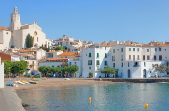 Kystbyen Cadaques, Costa Brava i Spanien