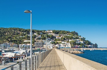 L'Estartit marina, Costa Brava i Spanien