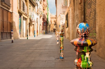 Gadekunst i Tarragona, Costa Dorada i Spanien