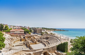 Amfiteater i Tarragona, Costa Dorada i Spanien