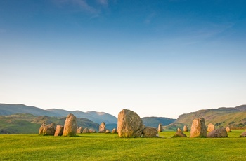 Castlerigg sten monument i Lake District, Cumbria