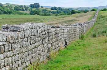 Hadrians Wall i Lake District, Cumbria i England