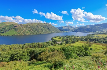 Ullswater Lake i Lake District, Cumbria i England