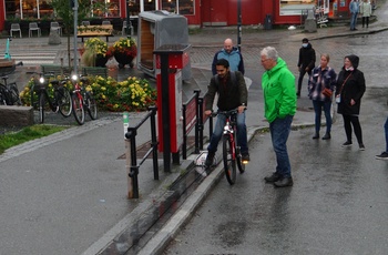 Cykel-elevator på Bakklandet i Trondheim