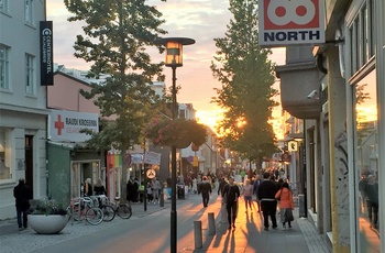 Aftenstemning i Reykjavik