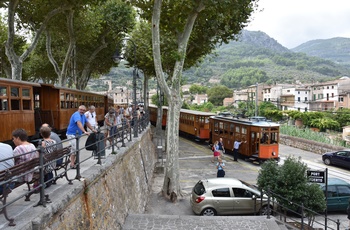 Toget i Soller på Mallorca, Spanien