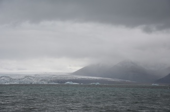 Gletscherens udløb i Jökulsárlón Gletscherlagune