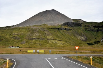 Vejkryds på Snæfell-halvøen