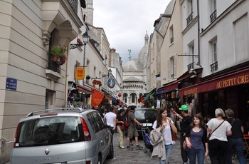 Montmartre med Sacre Ceour i baggrunden