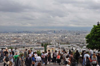 Udsigt over Paris fra Sacré Coeur 