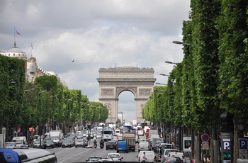Champs Elysées og Triumfbuen