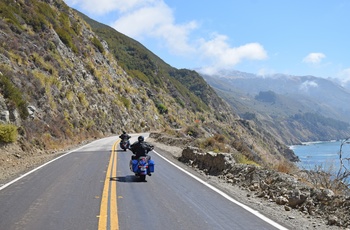 Highway 1 - Vi fortsætter på motorcykel via strækningen Big Sur