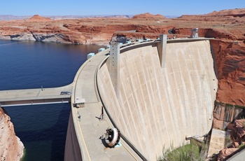 MC Route 66 og Arizona - Glen Canyon dæmningen
