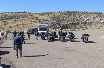 MC Route 66 og Arizona - Pause inden vi kører mod Glen Canyon dæmningen