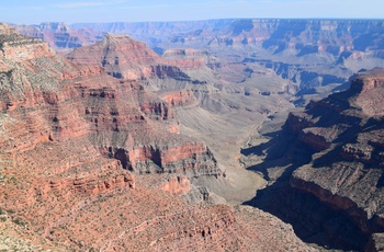 MC Route 66 og Arizona - Grand Canyon set fra en helikopter