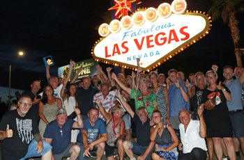 MC Route 66 og Arizona - Gruppebillede af begge hold i Las Vegas