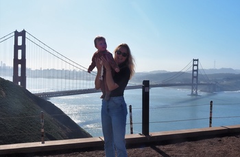 Nicolaj og Stephanie: Dag 17 i autocamper langs USAs vestkyst, Golden gate Bridge, San Francisco