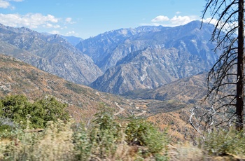 Highway 1 - Udsigtspunkt nær Fresno i Californien