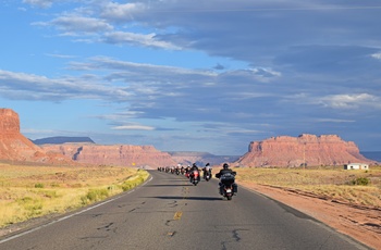 MC Route 66 og Arizona - mc kørsel gennem Monument Valley