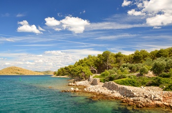 Kornati National Park i Dalmatien, Kroatien
