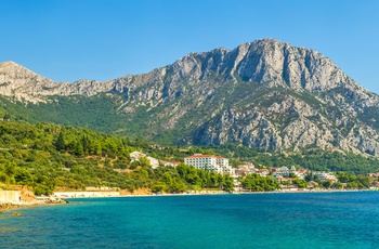 Kyststrækningen langs Makarska Riviera, Dalmatien i Kroatien