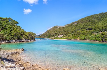 Øen og nationalparken Mljet, Dalmatien i Kroatien