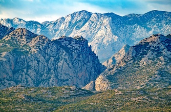 Velebit-bjergene med Paklenica nationalpark i Dalmatien, Kroatien