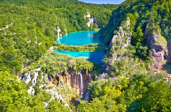 Plitvice Nationalpark i Dalmatien, Kroatien