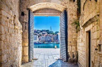 Trogir i Dalmatien, Kroatien