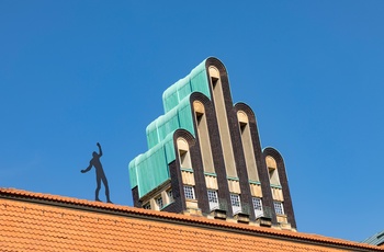 Wedding Tower - Darmstadts vartegn i kunstnerkolonien på Mathildenhöhe - Midttyskland