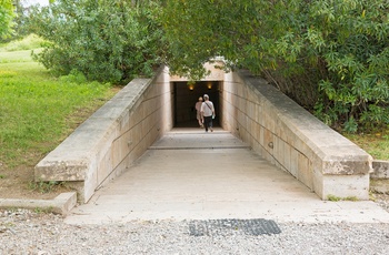 Indgangen til De kongelige grave i Vergina - Grækenland