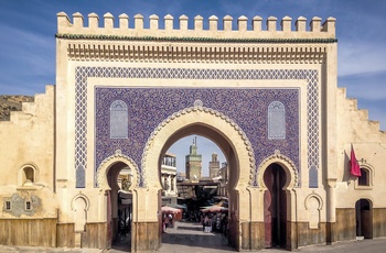 Den Blå Port i Fes - Marokko