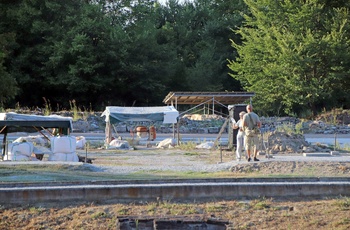 Den arkæologiske park i byen Dion - Grækenland