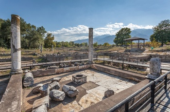 Den arkæologiske park i byen Dion - Grækenland