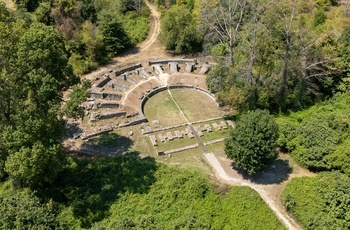 Den arkæologiske park i byen Dion - Grækenland